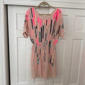 SHOSHANNA SEQUIN DRESS Sz Small LIKE NEW